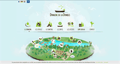 Desktop Screenshot of domainedeladombes.com